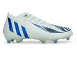 adidas Men's Predator Edge.1 FG White/Hi-Res Blue Front