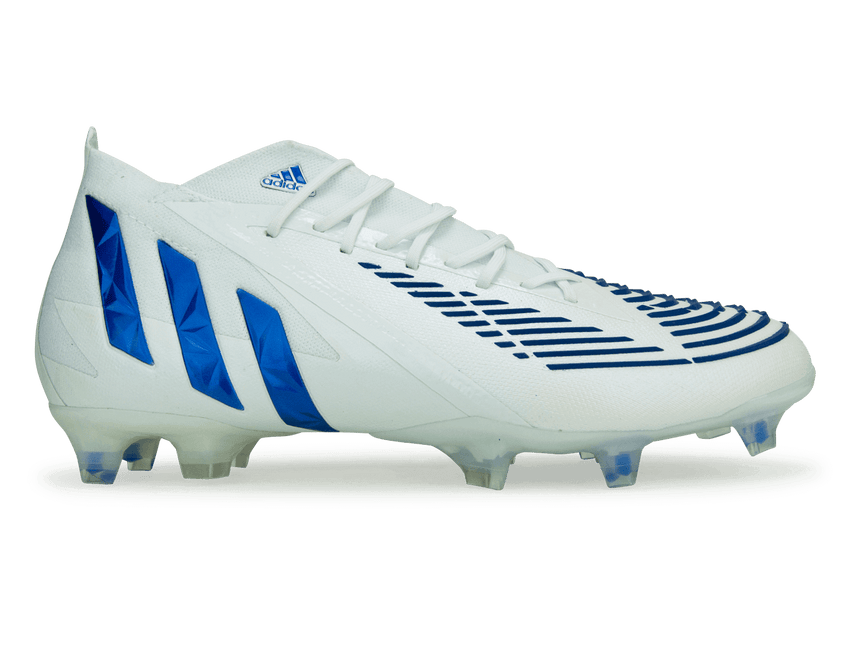 adidas Men's Predator Edge.1 FG White/Hi-Res Blue Front