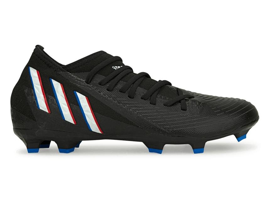 adidas Men's Predator Edge.3 FG Black/White/Red Front