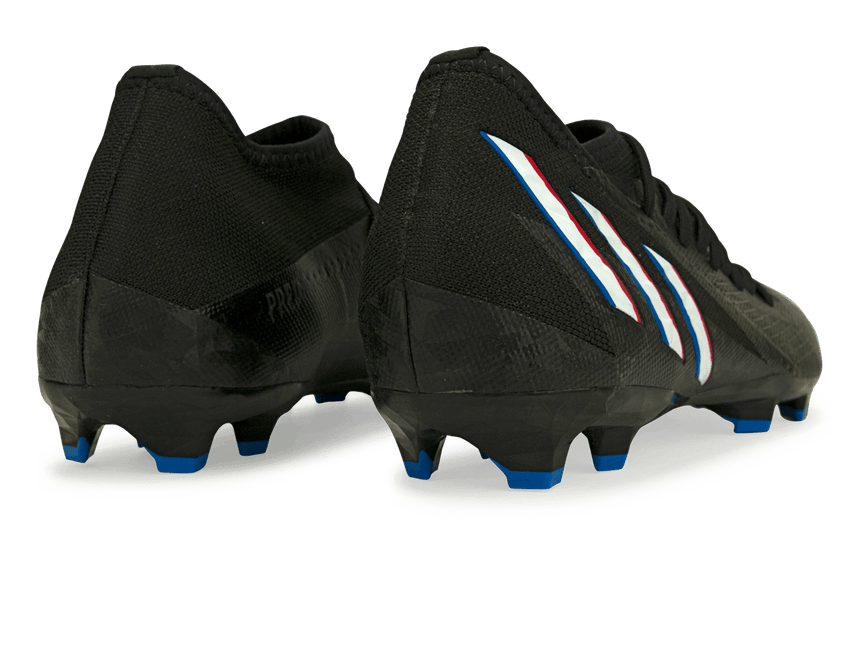 adidas Men's Predator Edge.3 FG Black/White/Red Rear
