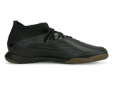 adidas Men's Predator Edge.3 Indoor Soccer Shoes Black/White Side
