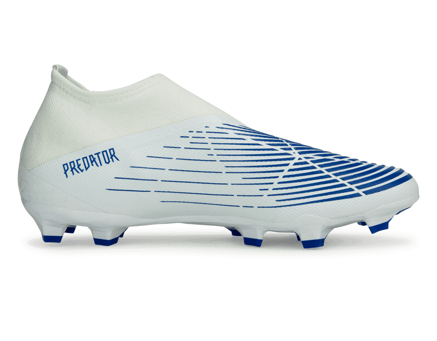 adidas Men's Predator Edge.3 LL FG White/Royal Blue Side