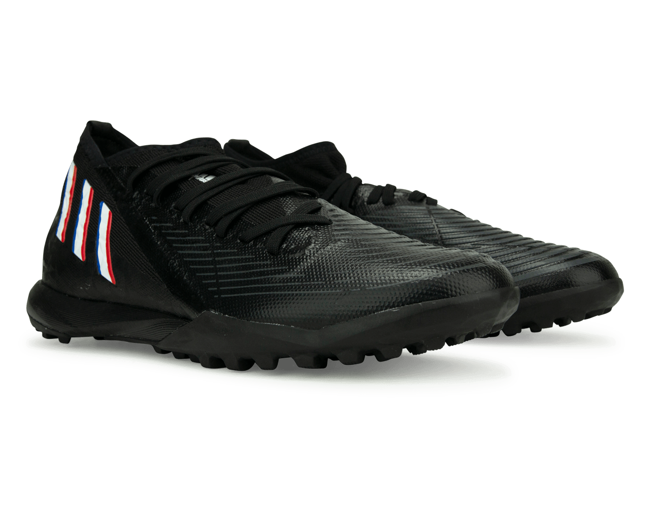 Adidas Predator Edge.3 Turf Soccer Shoes Black White