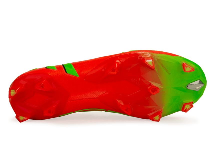 adidas Men's Predator Edge+ FG Solar Red/Black/Solar Green Sole