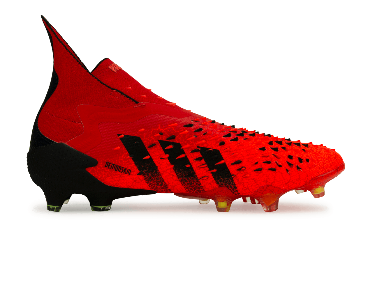 adidas Men's Predator Freak + FG Red/Black Side
