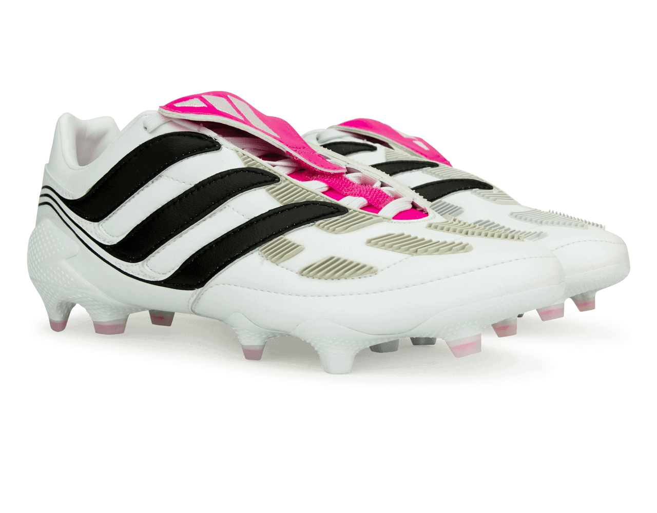 adidas Men's Predator Precision.1 FG Cloud White/Pink – Azteca Soccer adidas Men's Predator Precision.1 FG Cloud White/Pink – Azteca Soccer
