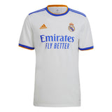 adidas Men's Real Madrid 2021/22 Home Jersey White/Blue Front