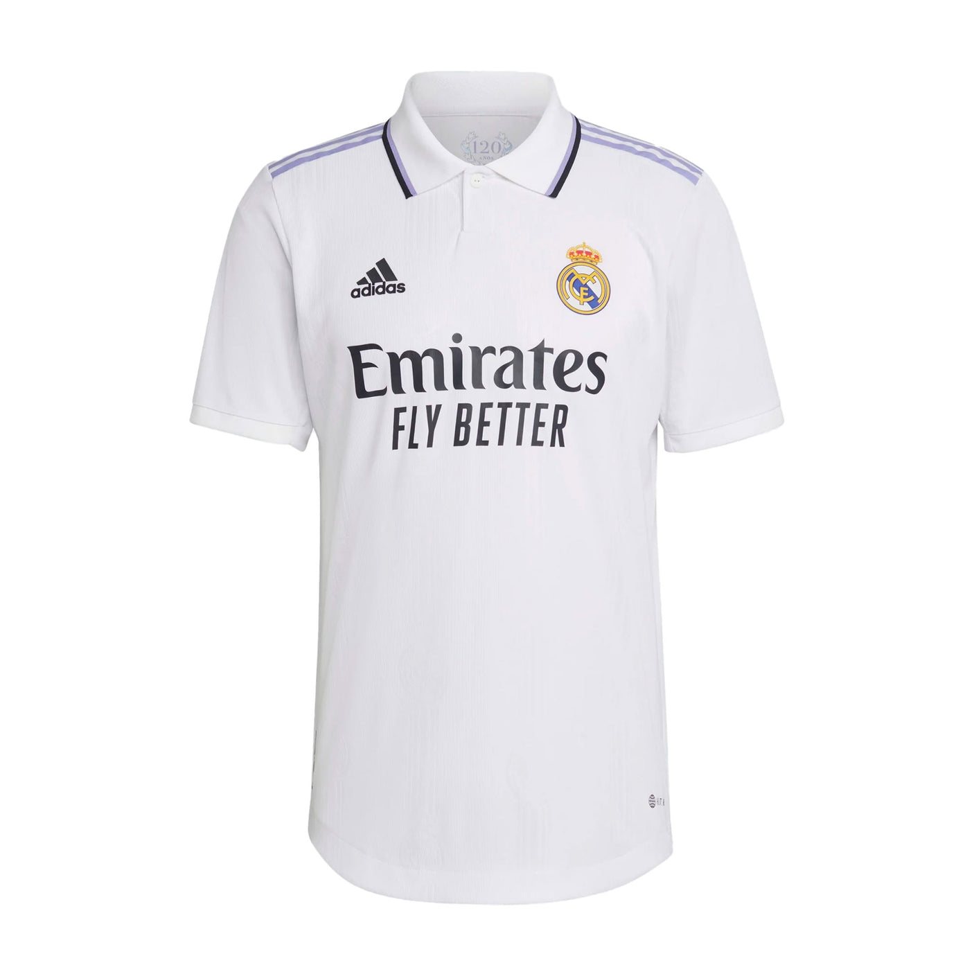adidas Men's Real Madrid 2022/23 Authentic Home Jersey White Front