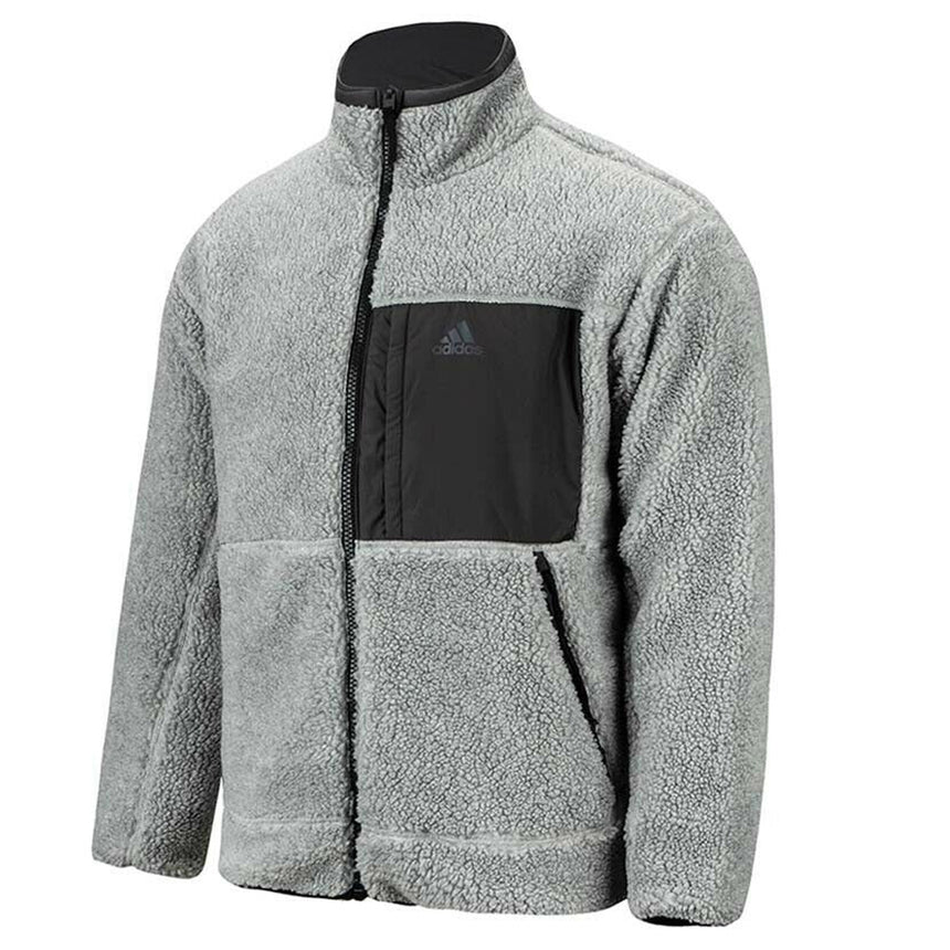adidas Men's Sherpa Reversible Jacket Jackets M
