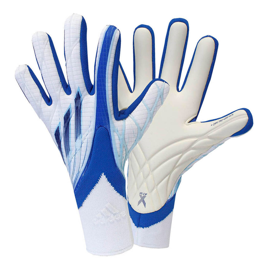 adidas Men's X Pro Goalkeeper Gloves White/Hi Res Blue