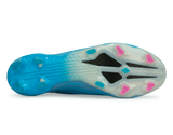 adidas Men's X Speedflow.1 FG Sky Blue/Pink/White Sole