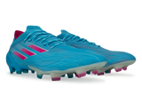 adidas Men's X Speedflow.1 FG Sky Blue/Pink/White Together