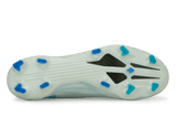 adidas Men's X Speedflow.1 FG White/Navy/Sky Blue Sole