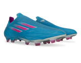 adidas Men's X Speedflow+ FG Sky Blue/Pink/White