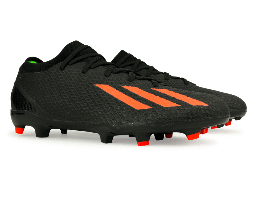 adidas Men's X SpeedPortal.3 FG Black/Green Together