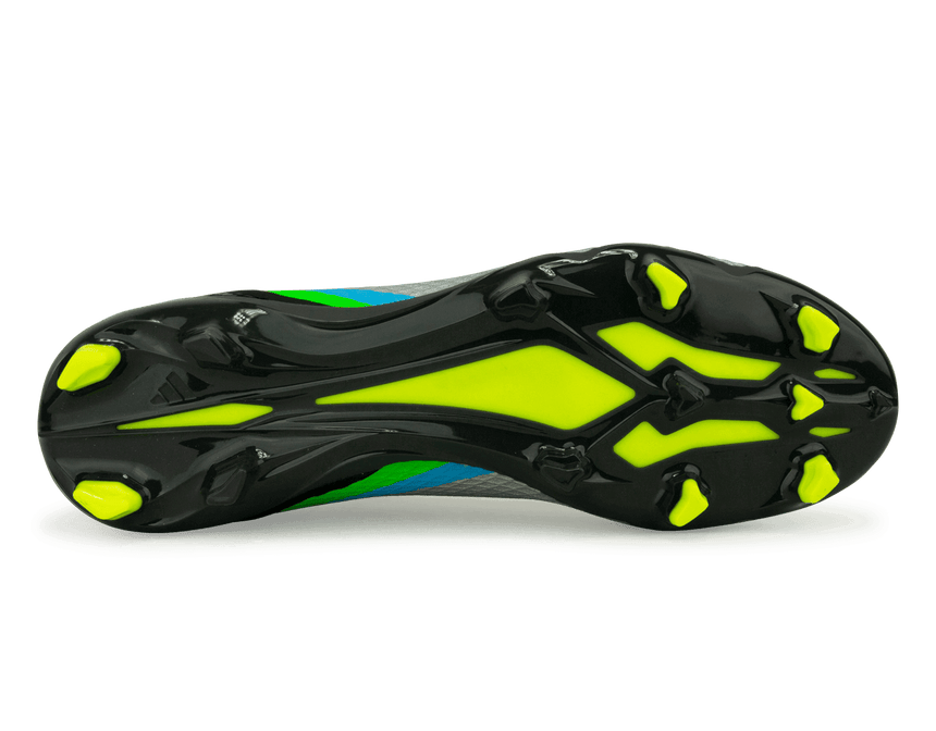 adidas Men's X SpeedPortal.3 FG Silver Metallic/Solar Yellow Sole