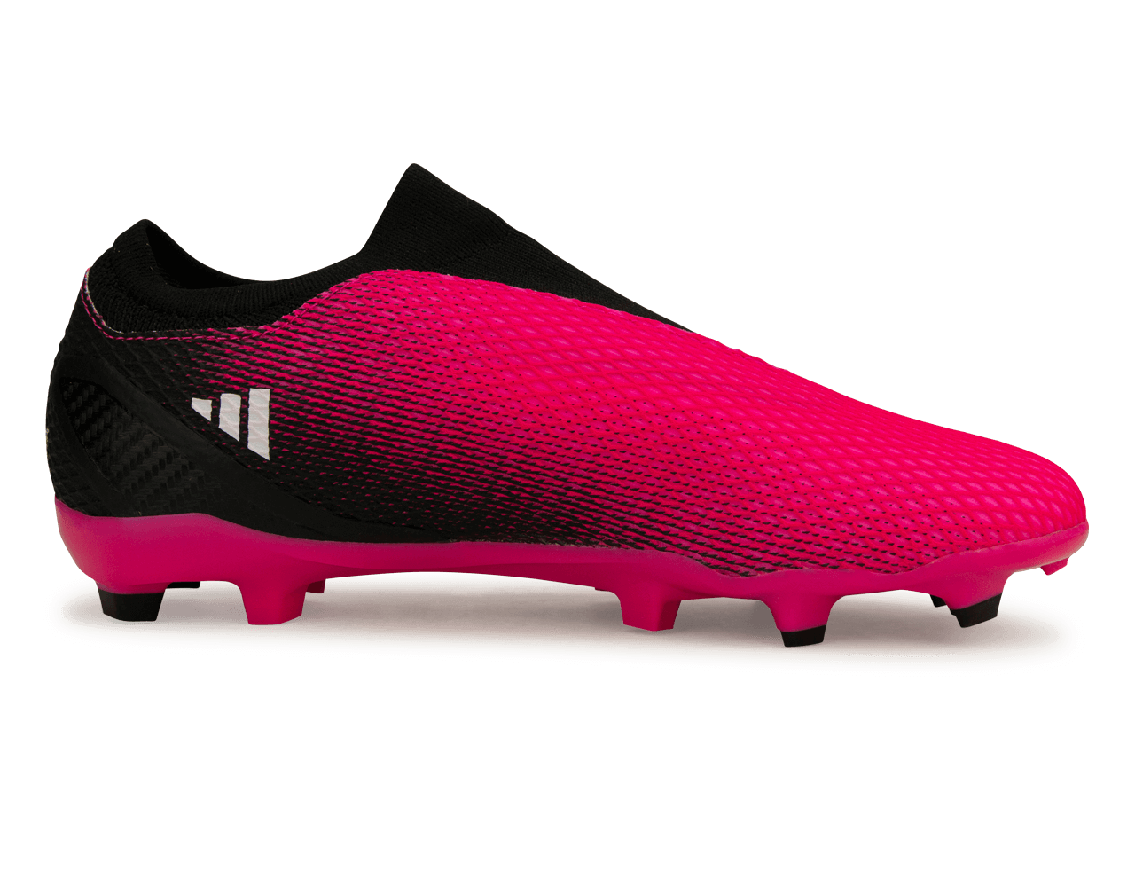 adidas Men's X Laceless FG Pink/Black – Azteca Soccer