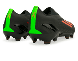 adidas Men's X SpeedPortal+ FG Black/Red/Green Rear