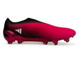 adidas Men's X SpeedPortal+ FG Pink/Black Side