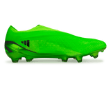 adidas Men's X SpeedPortal+ FG Solar Green/Black Side