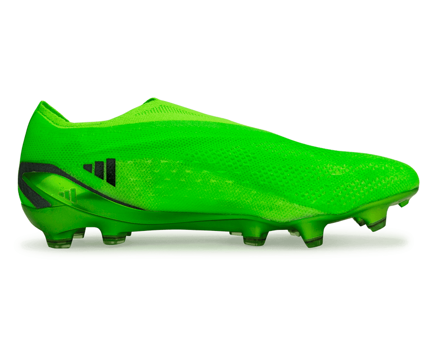 adidas Men's X SpeedPortal+ FG Solar Green/Black Side