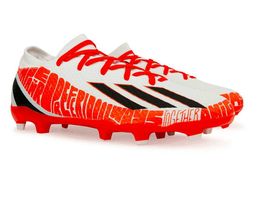 adidas Men's X SpeedPortal Messi.3 FG White/Black/Solar Red Together