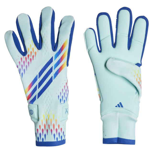 adidas Men's X SpeedPortal Pro Goalkeeper Gloves Aqua/Blue Both