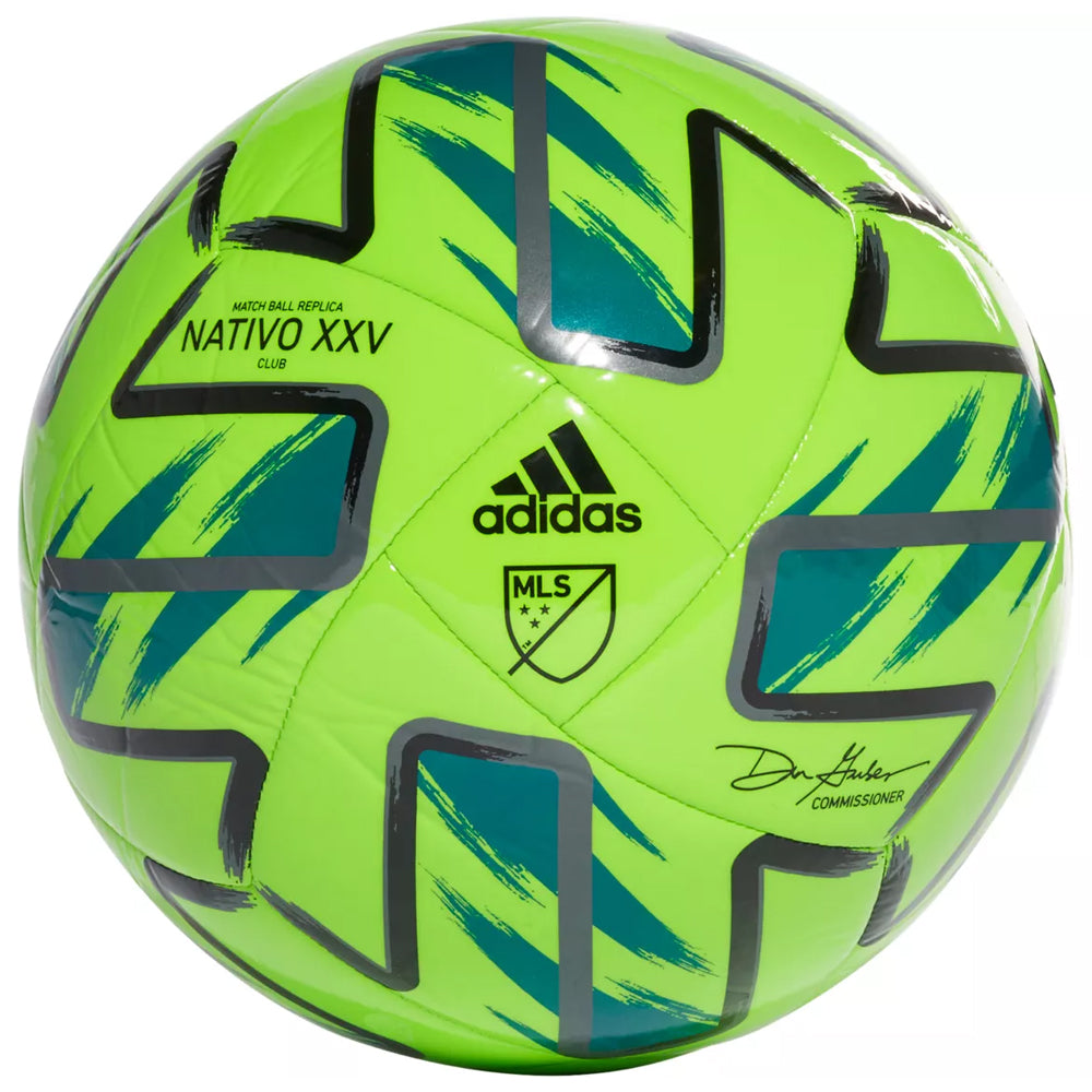 adidas MLS Nativo XXV Club Ball Solar Green/Real Teal