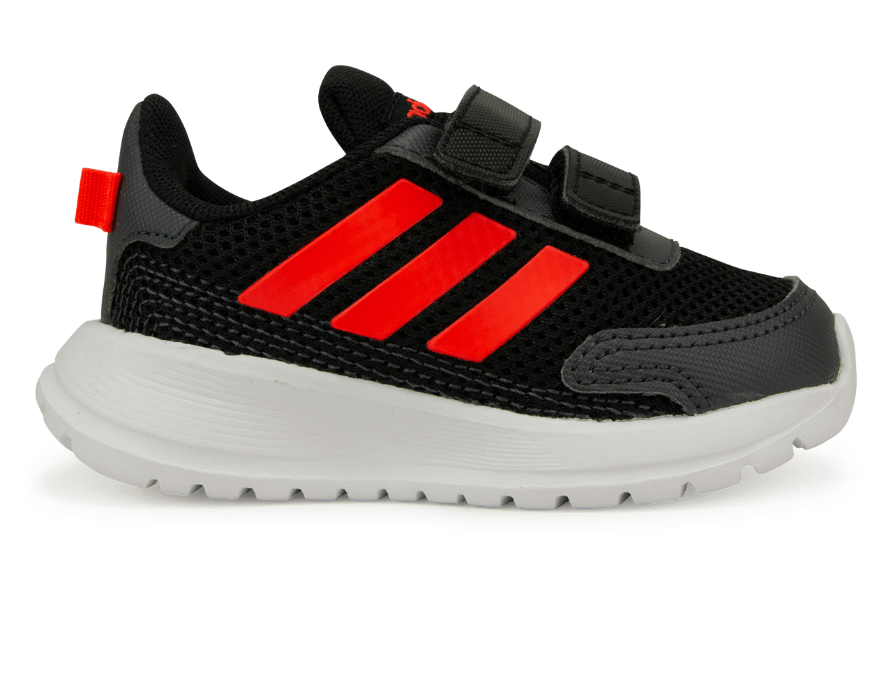 adidas Toddlers Tesnor Run I Shoes Black/White/Red Side