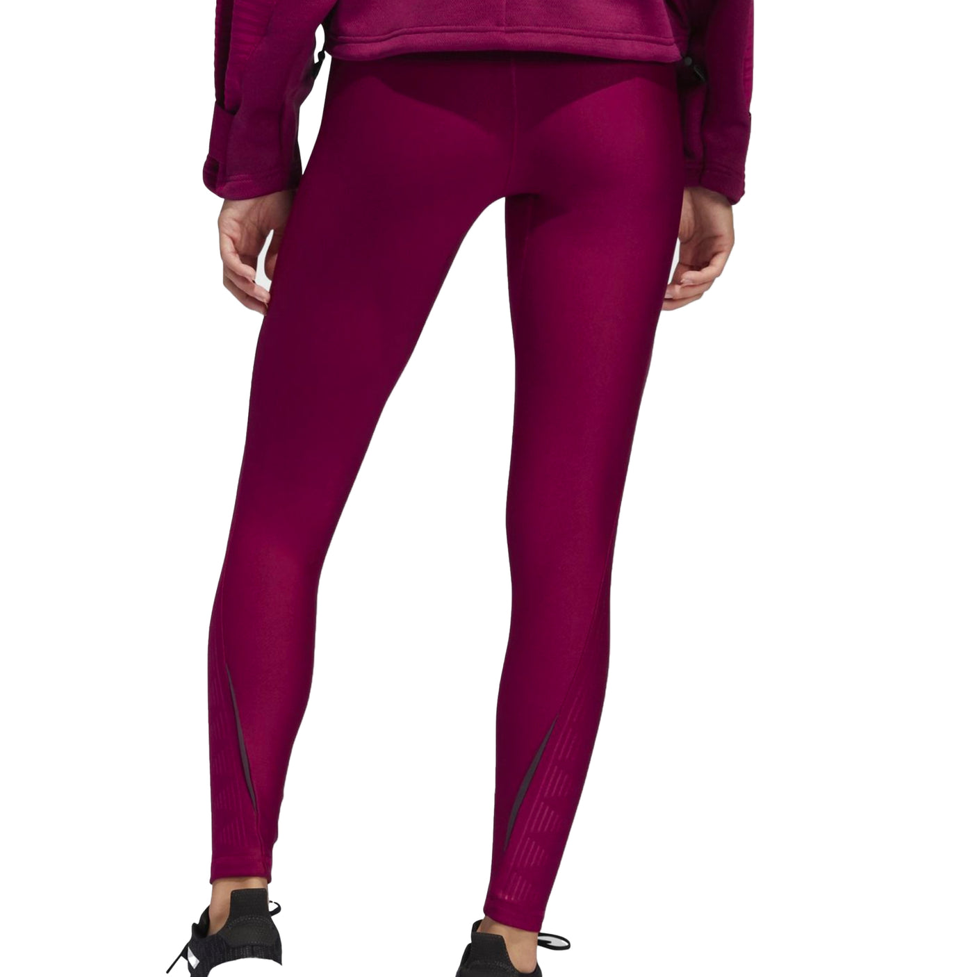 adidas Women's Alphaskin Cold.RDY Long Tights Power Berry Back