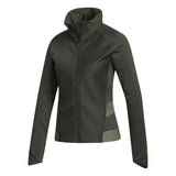 adidas Women's COLD.RDY Training Jacket Green Front