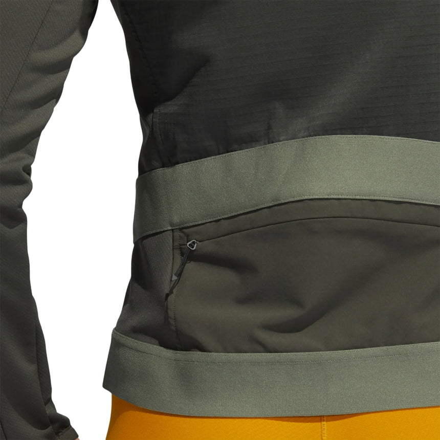 adidas Women's COLD.RDY Training Jacket Green Zoomed Model Back