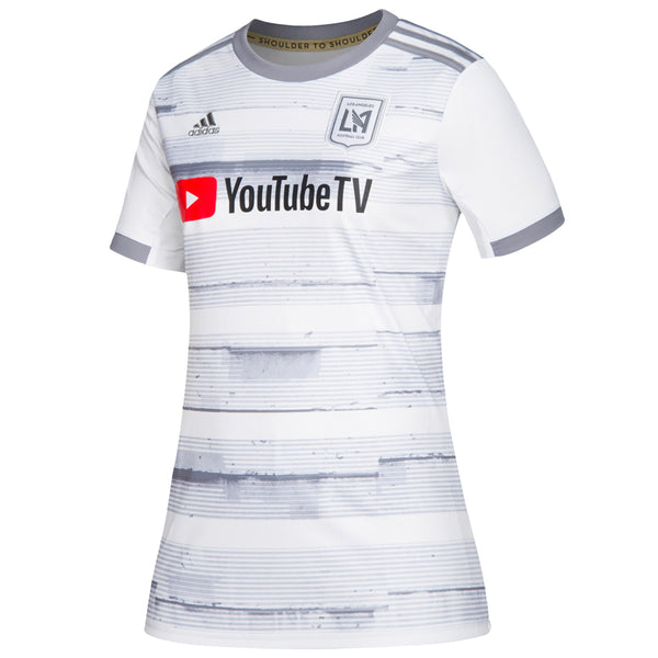 Adidas LAFC Away Authentic Jersey White 2019 - Grey