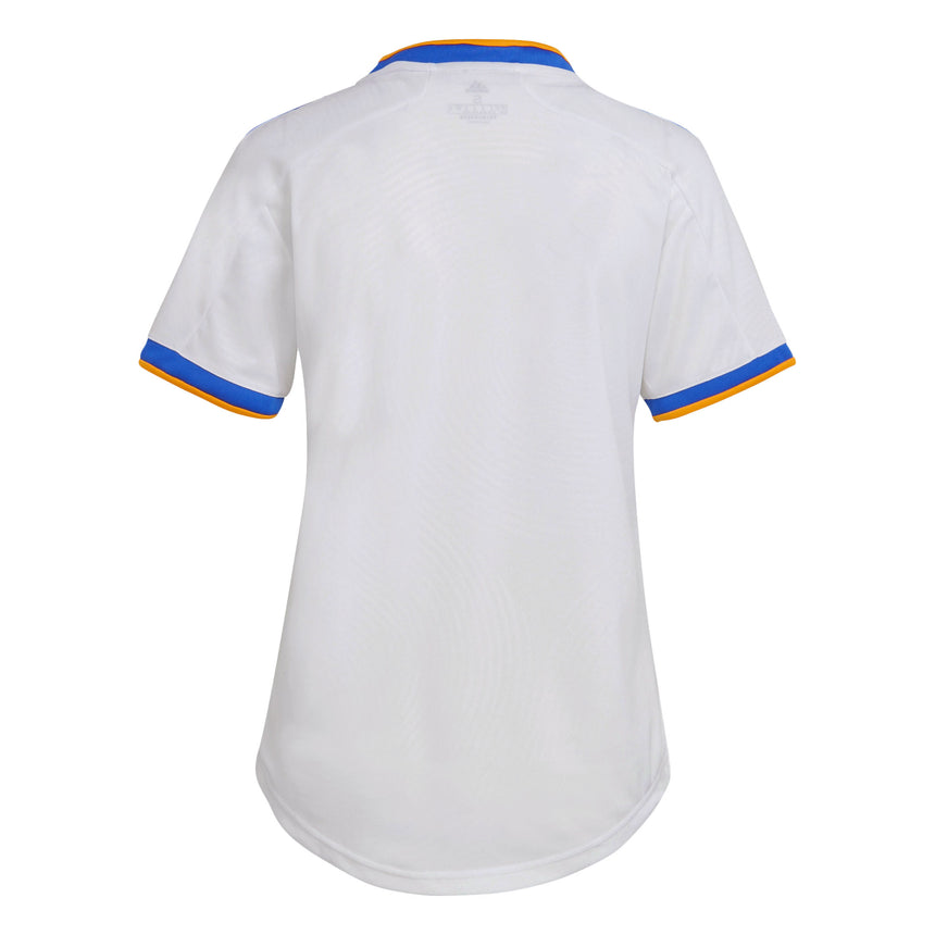 adidas Women's Real Madrid 2021/22 Home Jersey White/Blue Back