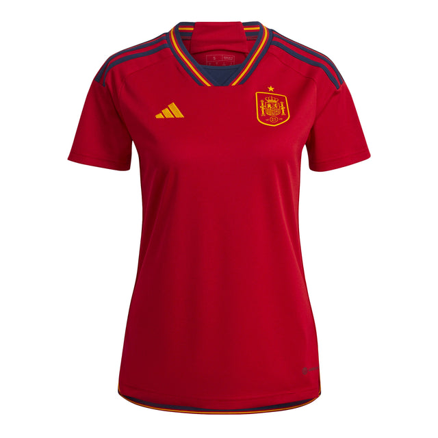 adidas Women's Spain 2022/23 Home Jersey Red/Blue Front