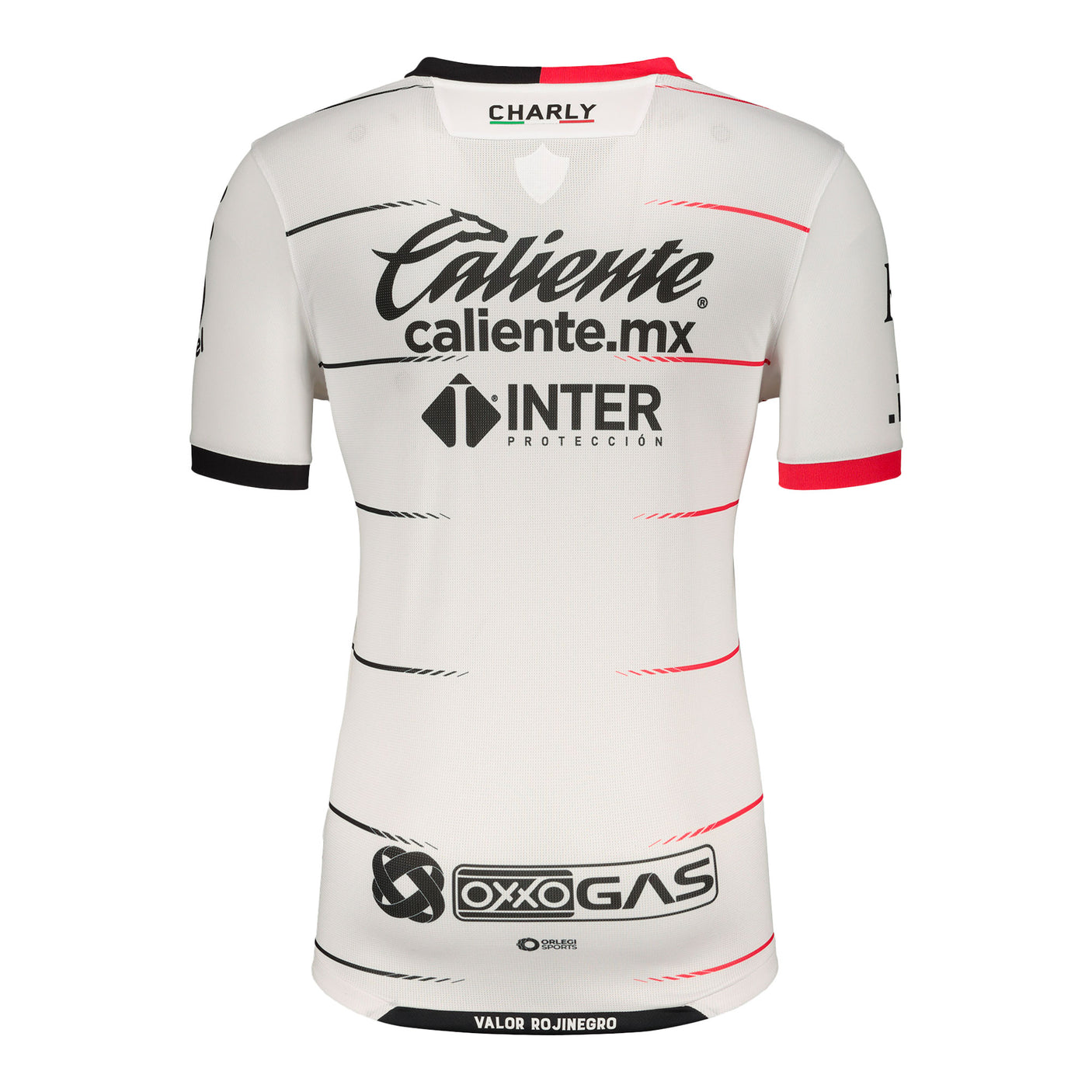 Charly Men's Atlas 2021/22 Away Jersey White/Red Back