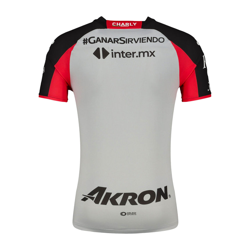 Charly Men's Atlas 2022/23 Away Jersey Grey/Red Back