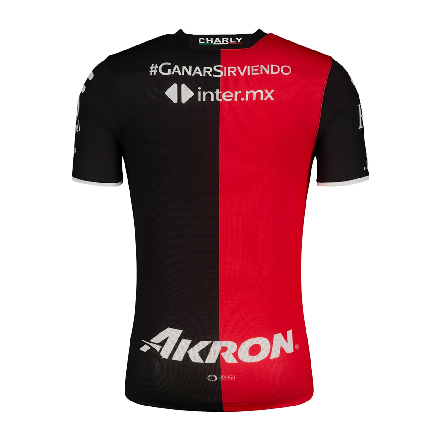 Charly Men's Atlas 2022/23 Home Jersey Red/Black Back