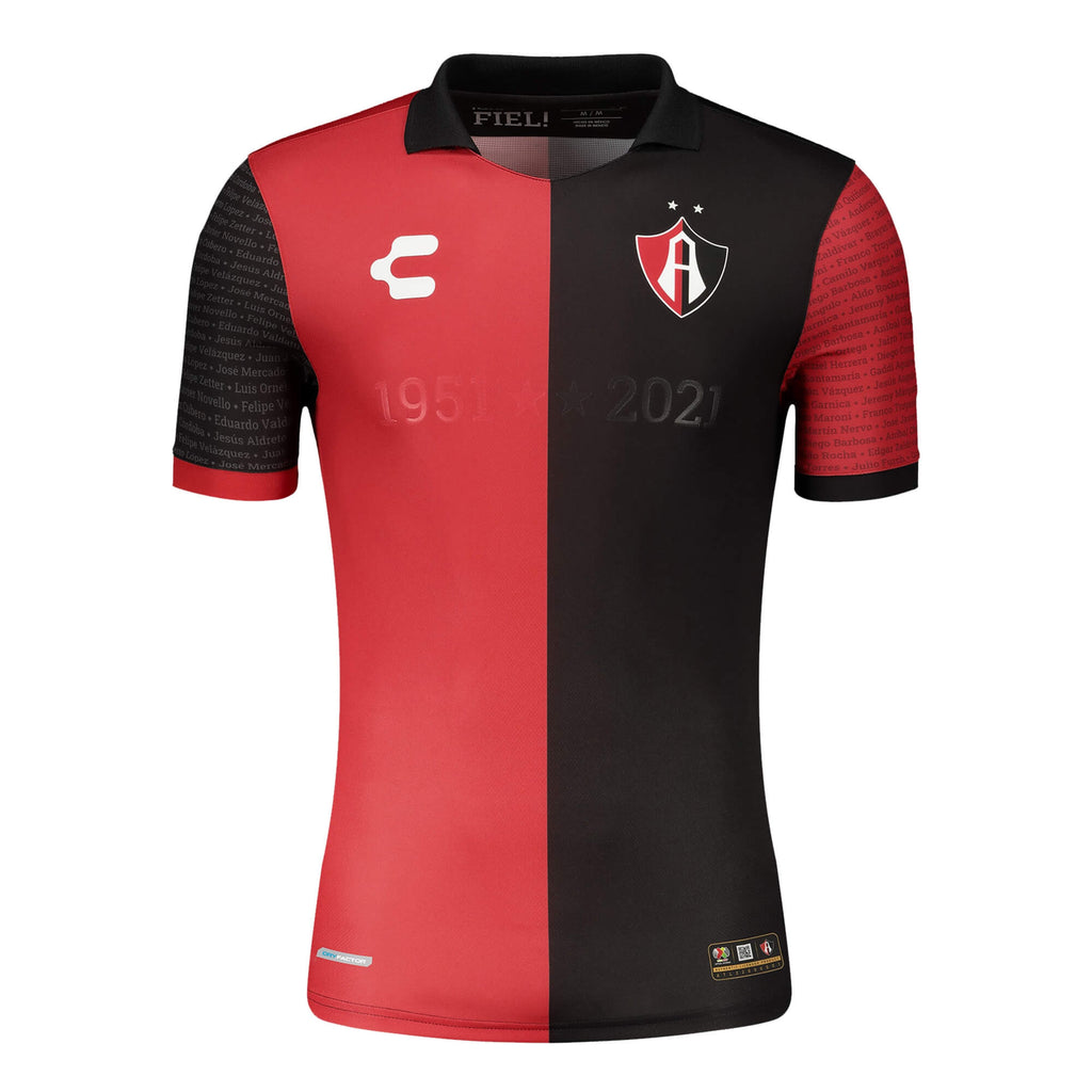 Charly Men's Club Atlas Limited Edition 2022 Jersey Black/Red Front