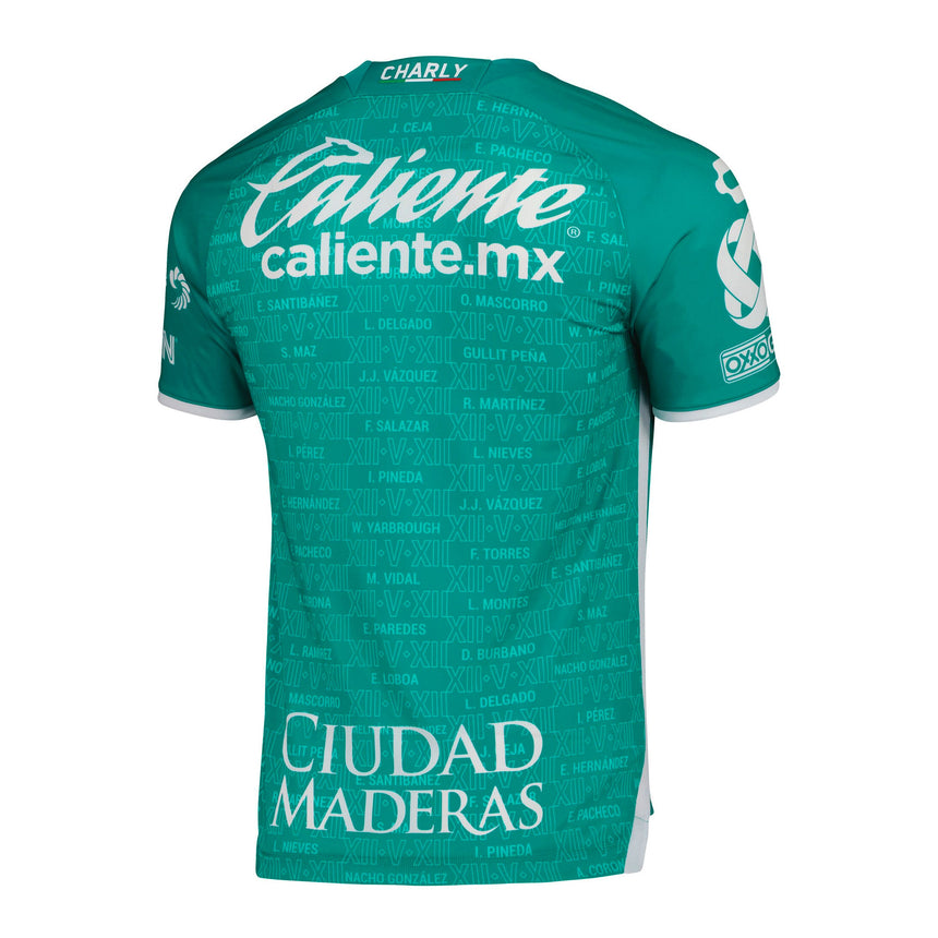 Charly Men's León 2022/23 Home Jersey Green/White Back