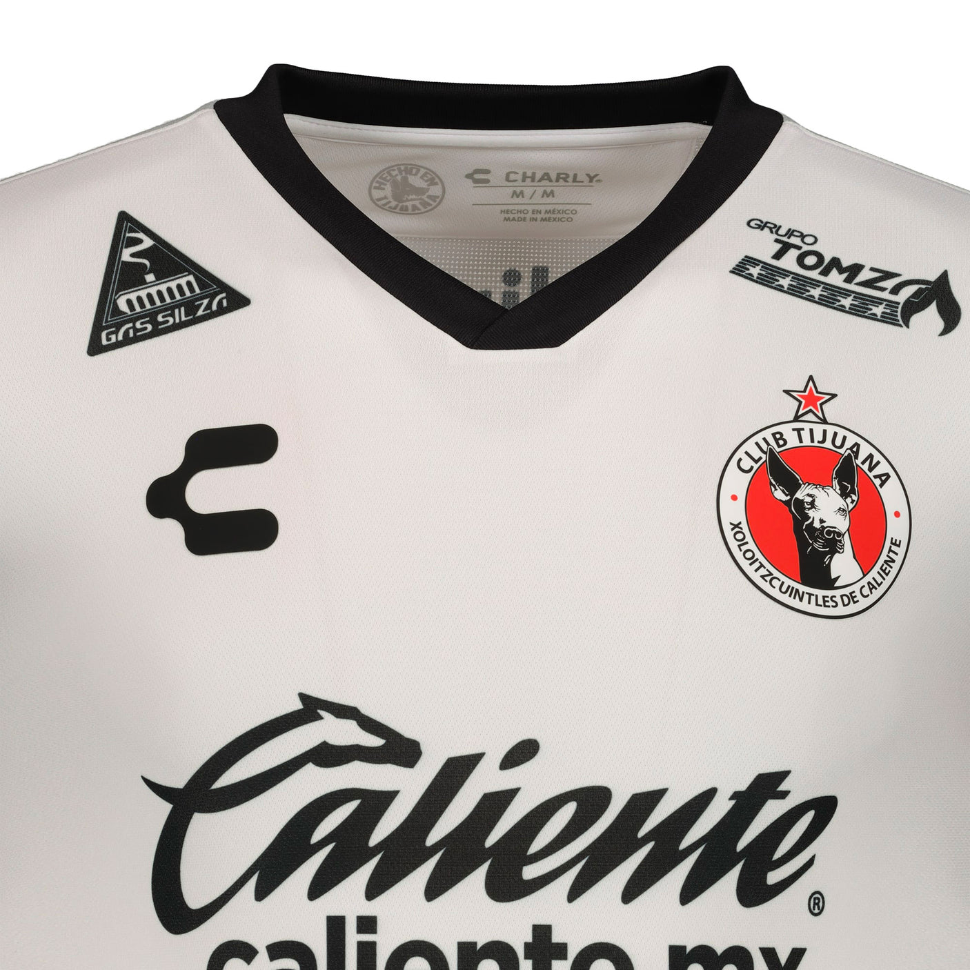 Charly Men's Xolos De Tijuana 2021/22 Away Jersey White/Black Crest