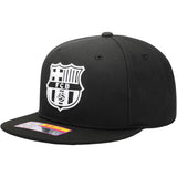 Fan Ink FC Barcelona Hit Snap Back Hat Black/White Right