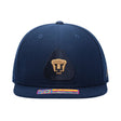 Fan Ink Pumas Dawn Snap Back Hat Navy/Gold Front