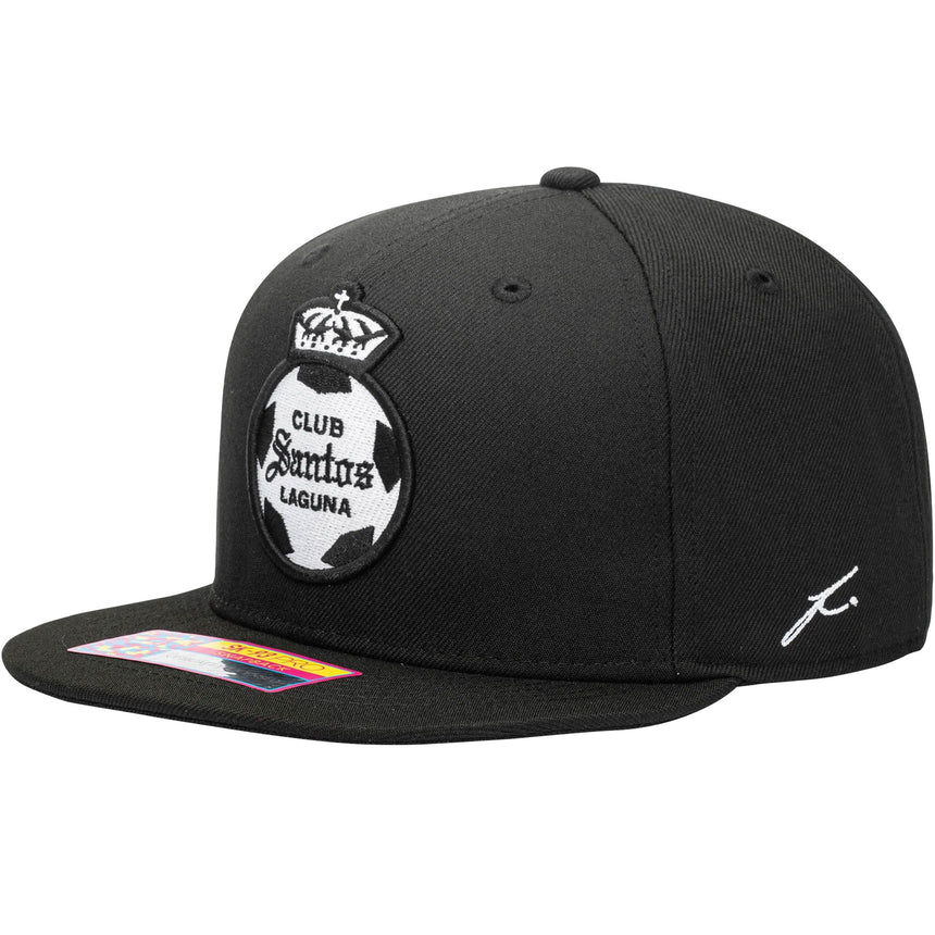 Fan Ink Santos Laguna Hit Snap Back Hat Black/White Right