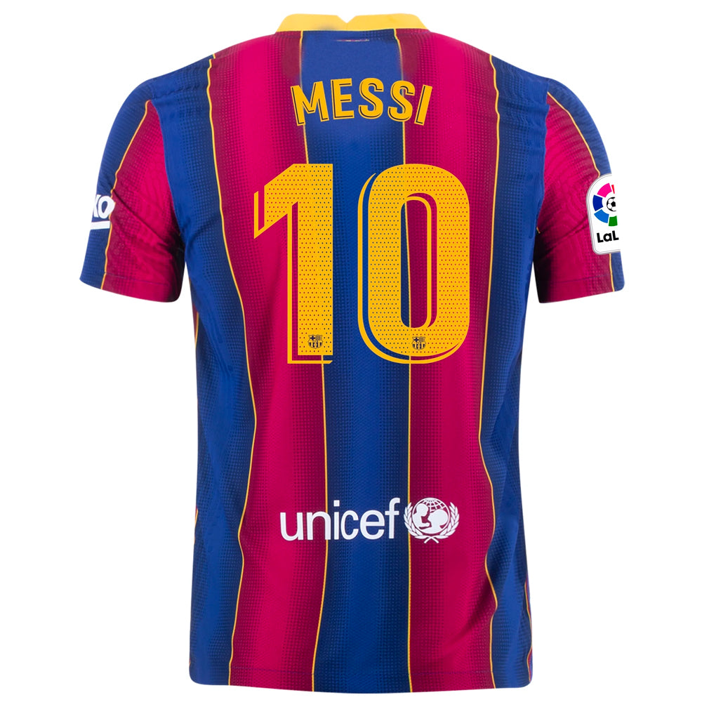 Eindeloos kompas Leesbaarheid 2020/21 FC Barcelona Kids Home Lionel Messi #10 Official Nameset – Azteca  Soccer