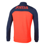 Joma Men's Cruz Azul 2021/22 1/4 Zip Sweatshirt Navy/Orange Red Back