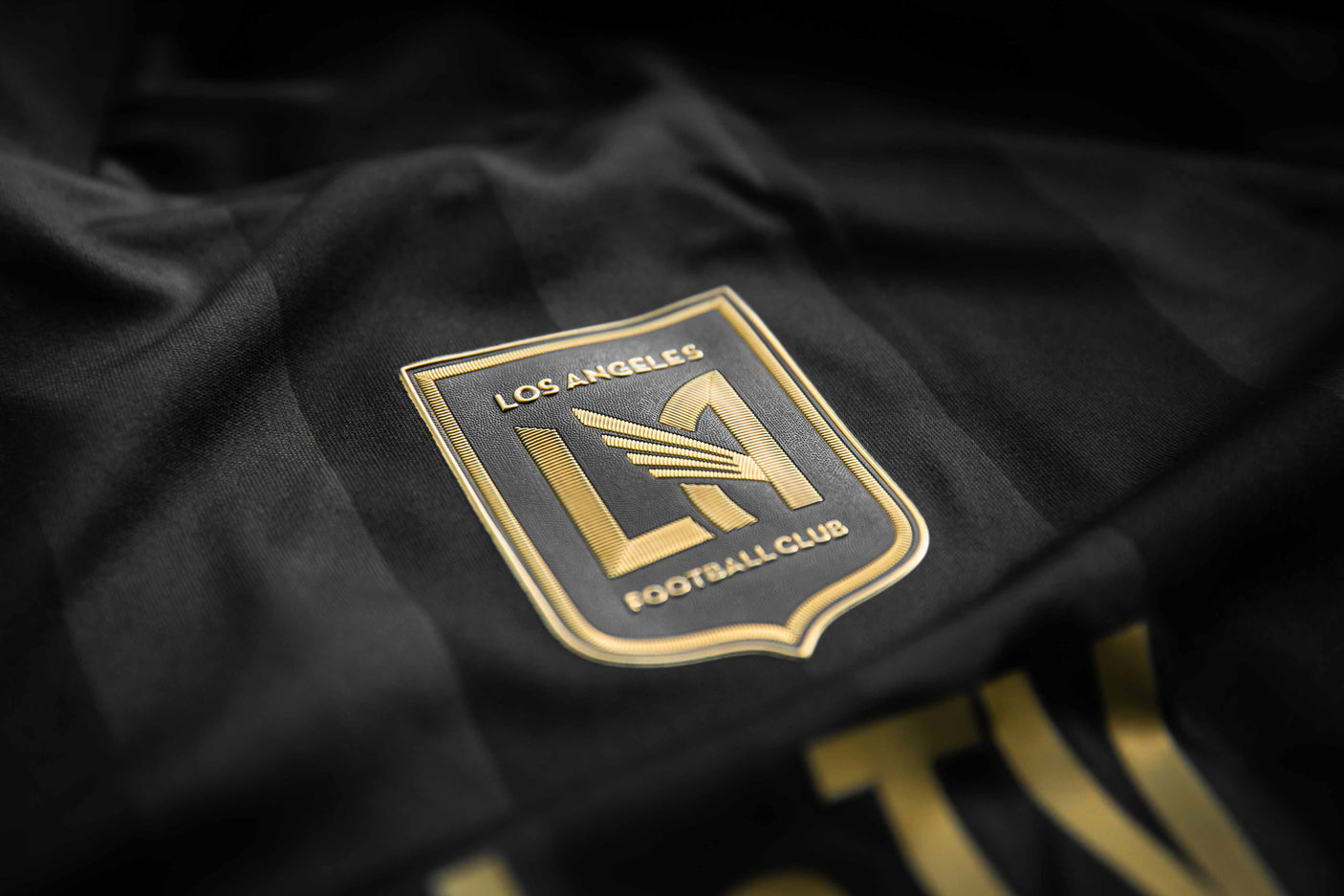 adidas Men's Carlos Vela LAFC 2020 Authentic Home Jersey Black/Gold