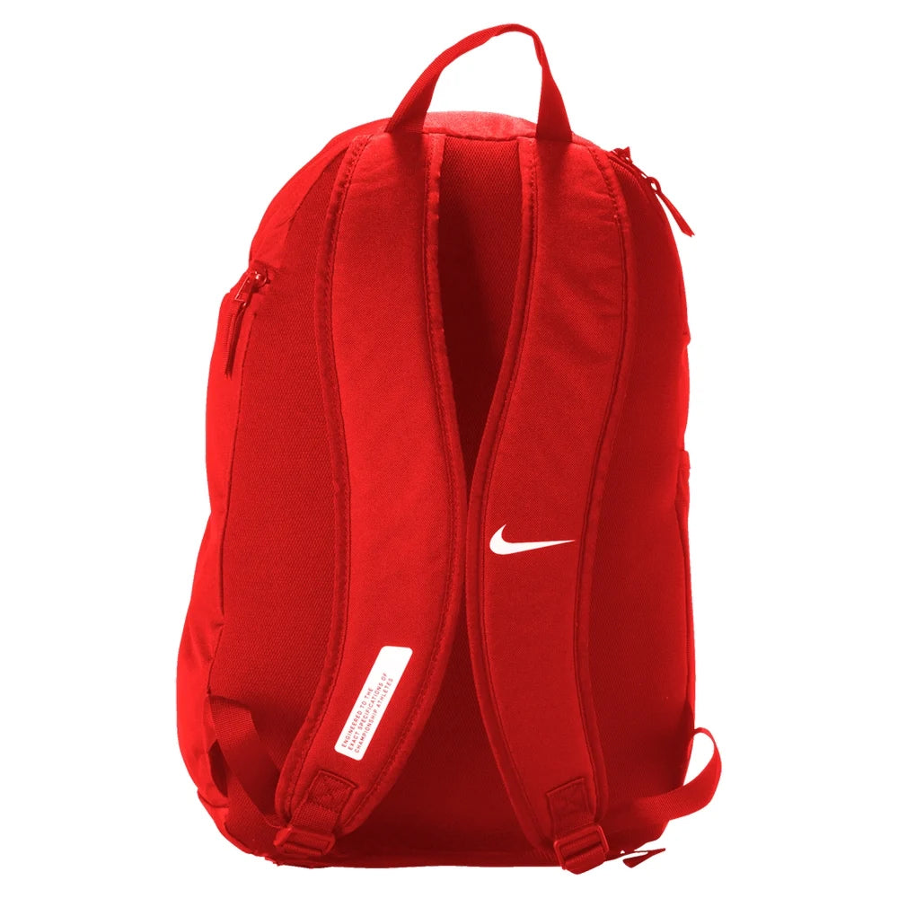 Nike Academy Team Backpack University Red Back View