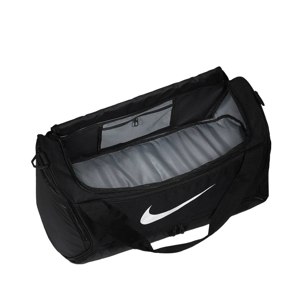 Nike Brasilia Medium Training Duffel Bag Black/White Pocket