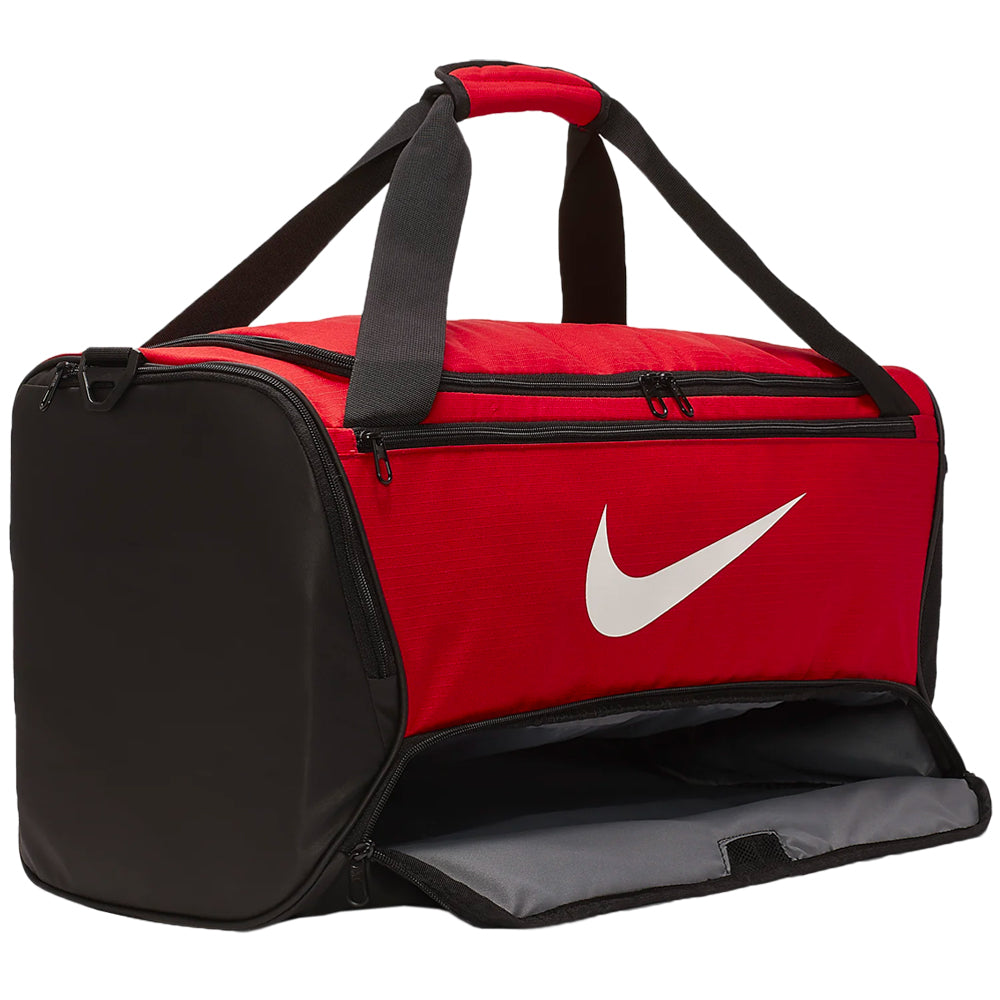 Nike Brasilia Medium Training Duffel Bag Red/White